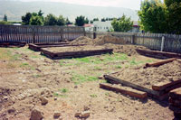 Community Garden establishing beds 2008