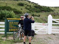 Cyclists at Hyde