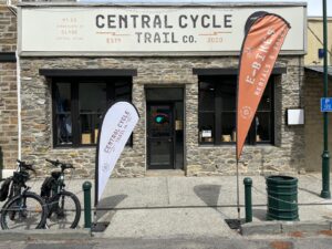 Central Cycle Trail Co. Store in Clyde bike from here to Middlemarch, e-bikes available