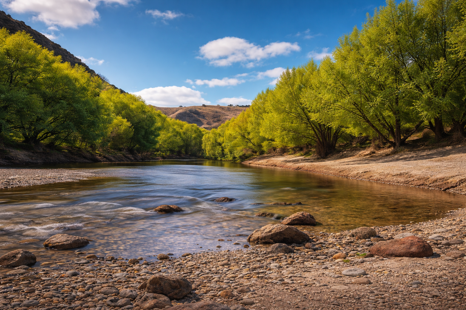 Taieri River in Middlemarch representing connection and community in the Strath Taieri